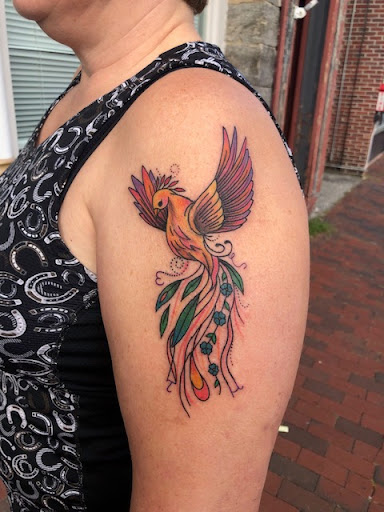 Explore cover up tattoo ideas on forearm, creative tattoo ideas in Nashua, available at Mayhem Ink Tattoo