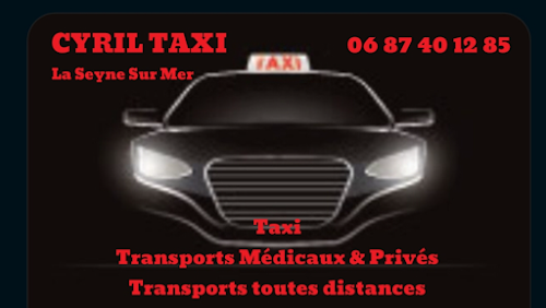 Service de taxi cyril taxi La Seyne-sur-Mer