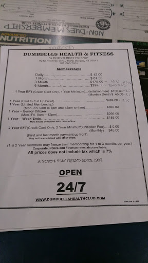 Gym «Dumbbells Health & Fitness Gym», reviews and photos, 9243 J F Kennedy Blvd E, North Bergen, NJ 07047, USA