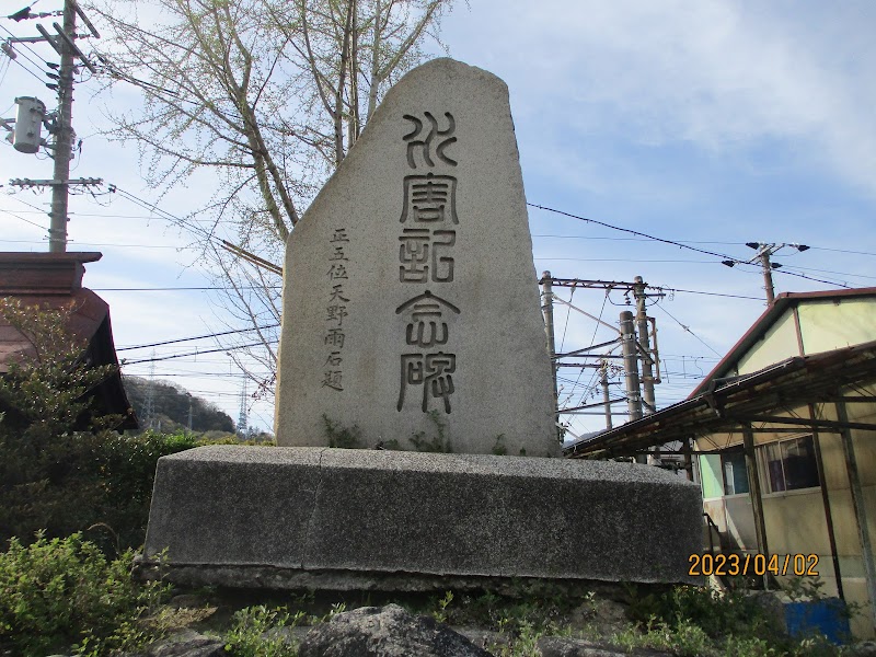 中野村水害記念碑