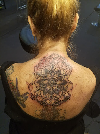 Explore tattoo ideas on collar bone, creative tattoo ideas in Tulsa, available at Eleventh & Rockford Tattoo