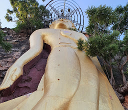 Phra Buddharuppa Phang Lila Bas-Relief Khao Ngu Stone Park photo