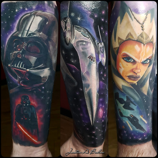 Explore anakin tattoo ideas, creative tattoo ideas in Worcester, available at Studio 31 Tattoo Social Club