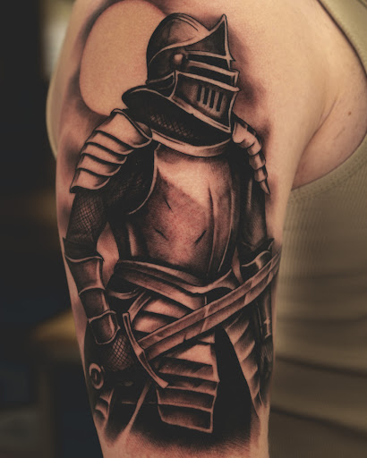 Explore sport tattoo ideas, creative tattoo ideas in Twentynine Palms, available at No Mans Land Tattoo