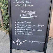 Menu / carte de Côté Jardin - Restaurant - à Moustiers-Sainte-Marie