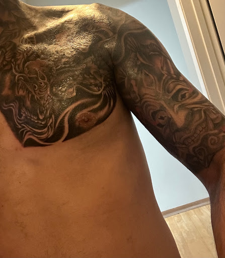 Find gay tattoo ideas for guys for your next unique tattoo in Orange at Ink Activitiez Tattoo