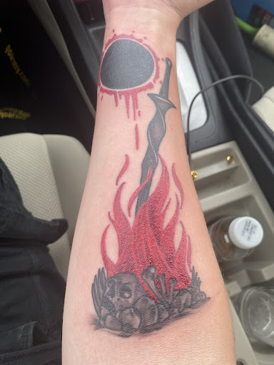 Explore hawaiian sleeve tattoo ideas, creative tattoo ideas in Lawton, available at Impact Ink Tattoo Studios