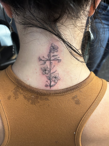 Explore patchwork tattoo ideas, creative tattoo ideas in Denver, available at Certified Tattoo Studios