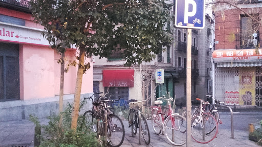 Aparcamiento de bicicletas en Madrid