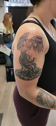 Explore wildland firefighter tattoo ideas, creative tattoo ideas in Fort Gratiot, available at Stained Glass Tattoo & Body Piercing