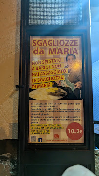 Maria delle Sgagliozze à Bari menu