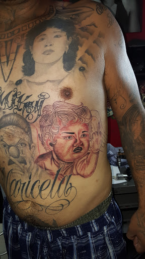 Explore men's face tattoo ideas, creative tattoo ideas in Los Angeles, available at South Central Tattoos