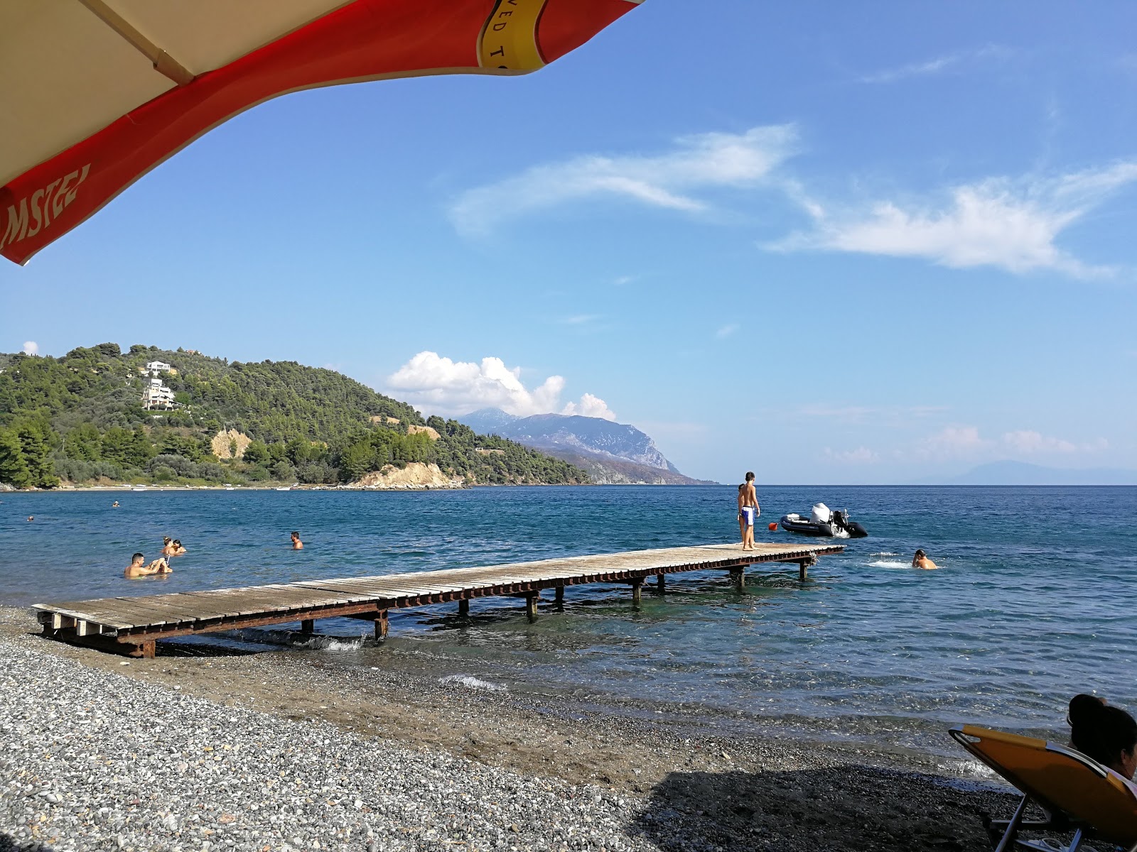 Foto di Koxyli beach - luogo popolare tra gli intenditori del relax