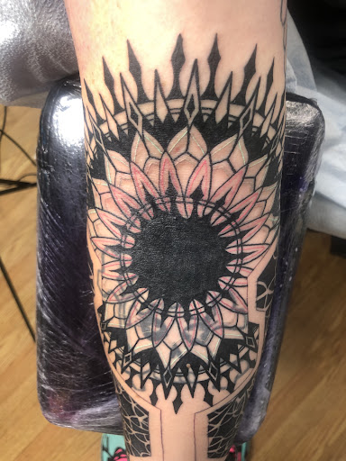 Explore gangster tattoo sleeve ideas, creative tattoo ideas in Bethlehem, available at Soul Glow Electric Ink