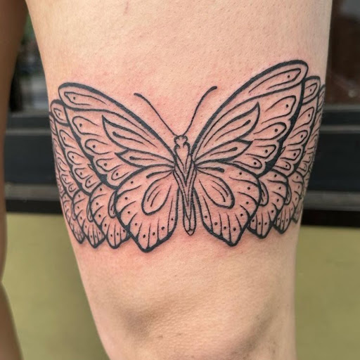 Explore david and goliath tattoo ideas, creative tattoo ideas in Eugene, available at High Priestess Piercing & Tattoo