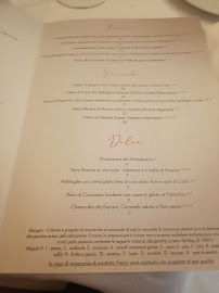 Menu du Ristorante Cuxen à Imperia