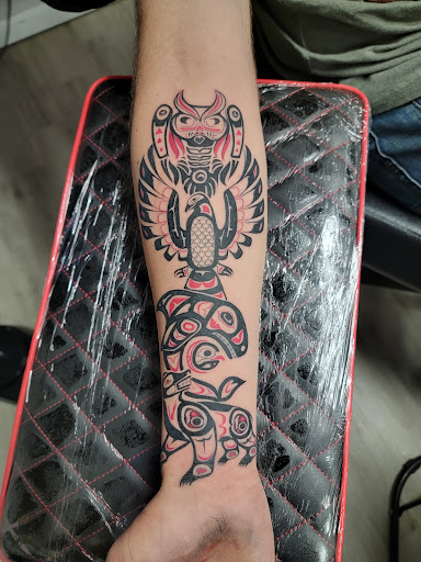 Explore calvin and hobbes tattoo ideas, creative tattoo ideas in Kalispell, available at Swindler Ink