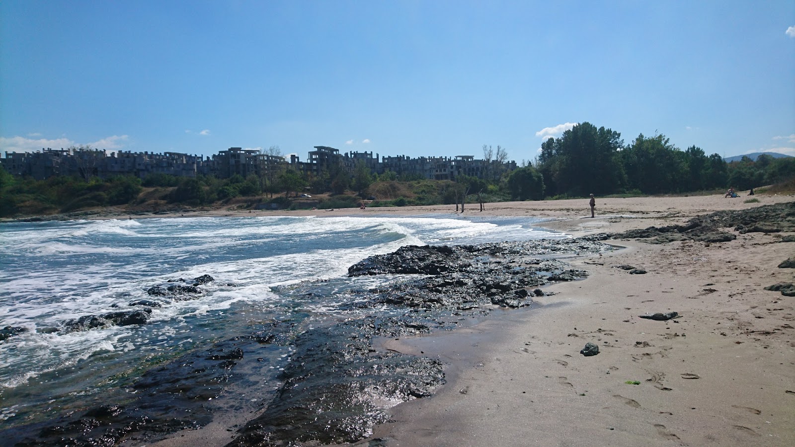 Fotografija Tsarevo beach North z majhen zaliv
