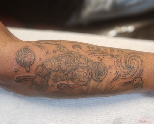 Explore hawaii flower tattoo ideas, creative tattoo ideas in Gretna, available at Crest coast tattoo & Art gallery