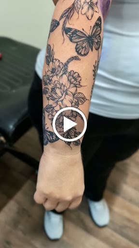 Explore gap filler tattoo ideas, creative tattoo ideas in Cornelia, available at Prismatic Pulse Tattoo