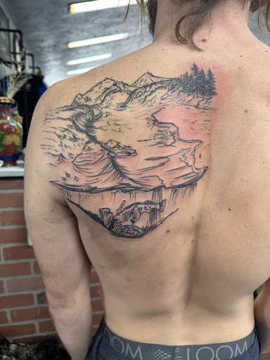 Explore sick tattoos for guys idea, creative tattoo ideas in Lincoln City, available at Black N Blue Tattoo & Skate Shop