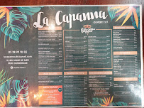 Restaurant La Capanna à Dunkerque (la carte)