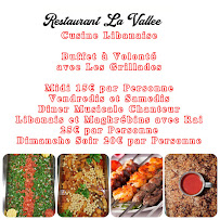 Restaurant La Vallée à Pontoise carte