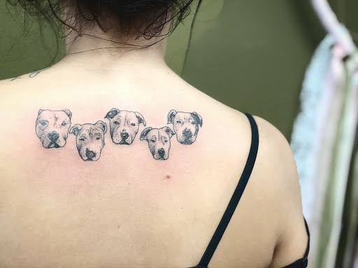 Explore large tattoo cover up ideas, creative tattoo ideas in Batavia, available at The Pretty Pin-Up Tattoo Parlor