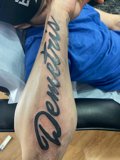 Explore fortnite tattoo ideas, creative tattoo ideas in Hagerstown, available at ONE Touch Tattooz (Mod Squad)