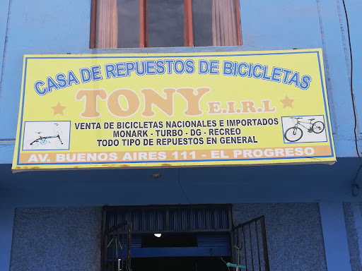 Casa de Repuestos de Bicicleta TONY