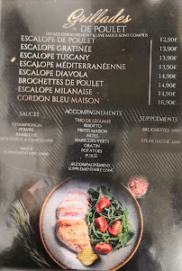 Menu du La broche dorée à Roubaix