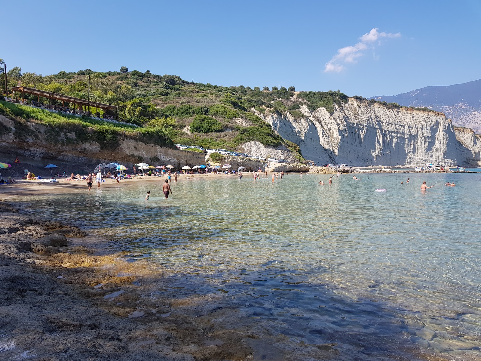 Fotografie cu Klimatsias beach - recomandat pentru călătorii în familie cu copii