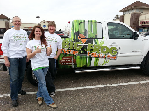 Custom T-shirt Store «Big Frog Custom T-Shirts & More», reviews and photos, 1815 Radio Dr i, Woodbury, MN 55125, USA