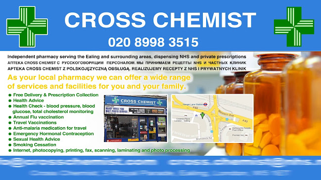 Comments and reviews of Cross Chemist