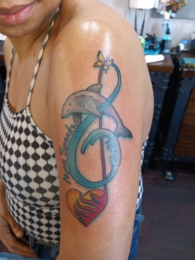 Explore bmw tattoo ideas, creative tattoo ideas in Kansas City, available at Golden Stag Tattoo and Gallery