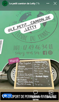 Le petit camion de Letty à Saint-Laurent-de-la-Salanque carte