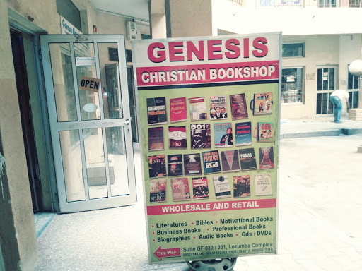 Genesis Christian Bookshop, Suite 027 Lozumba Commercial Complex, Moshood Abiola Road, Area 10, Garki, Abuja, FCT, Nigeria, Book Store, state Federal Capital Territory