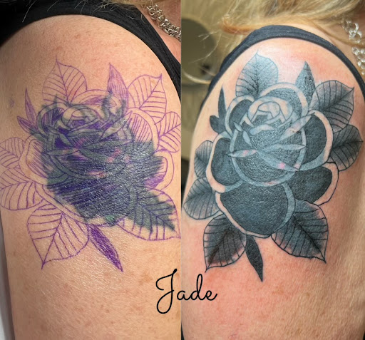 Explore beetle tattoo ideas, creative tattoo ideas in Lewisburg, available at Jolie Femme Permanent Makeup & Tiny Tattoos