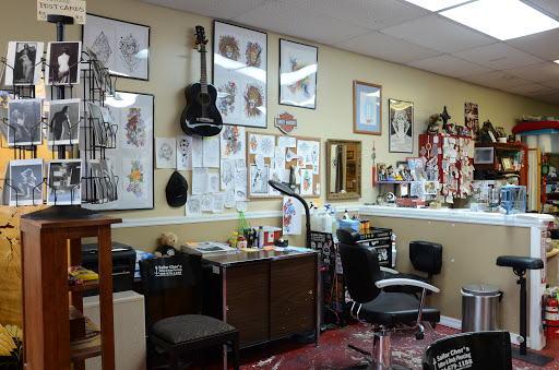 Explore cool upper arm tattoo ideas, creative tattoo ideas in Saint Augustine, available at Sailor Chers Tattoo & Body Piercing