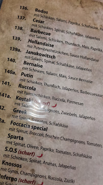 Menu / carte de El Greco à Frechen