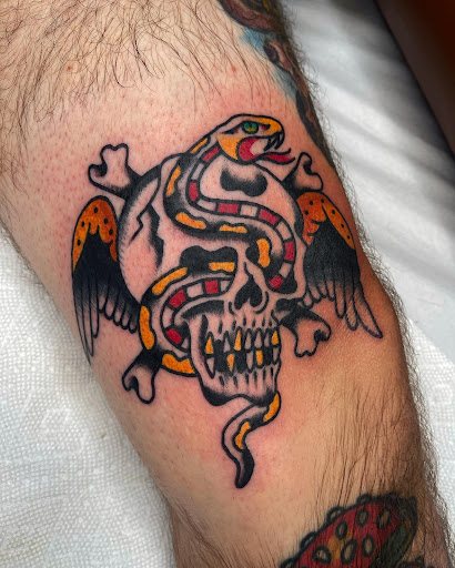 Explore grandkids names tattoo ideas, creative tattoo ideas in Johnson City, available at Gold Cross Tattoo Co.