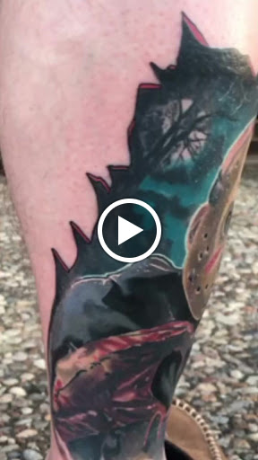 Explore awesome sleeve tattoo ideas, creative tattoo ideas in Arlington, available at Pistol Petes Tattoo Saloon