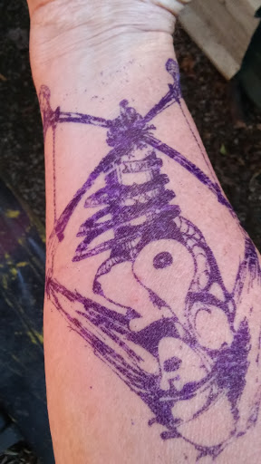 Explore kanye tattoos ideas, creative tattoo ideas in Denison, available at Mad House Tattoos