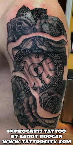 Explore underarm tattoo ideas, creative tattoo ideas in Lockport, available at Tattoo City by Larry Brogan