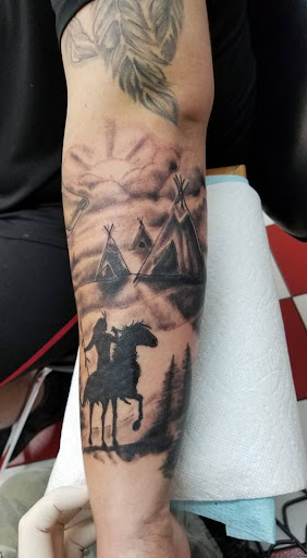 Explore smoking tattoo ideas, creative tattoo ideas in Vinton, available at Cherry Bomb Tattoo and piercing