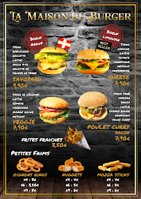 Menu / carte de La maison du burger à Metz