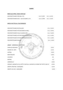 Malafemmena Prenzlauer Berg à Berlin menu