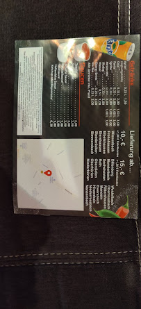 Wissenbacher Pizzeria und Döneria à Eschenburg menu