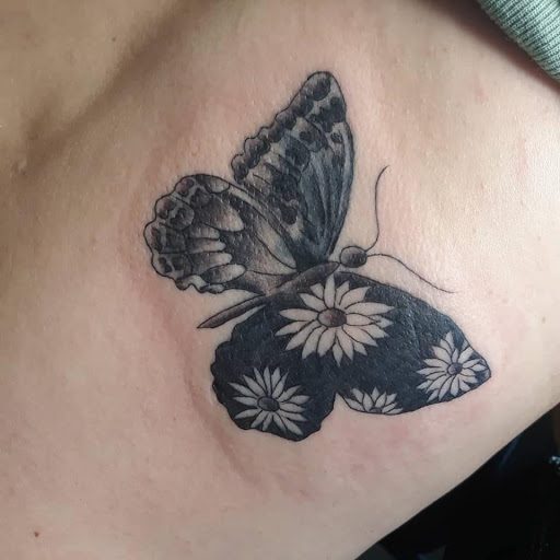 Explore pink tattoo ideas, creative tattoo ideas in Brentwood, available at Ink Addiction