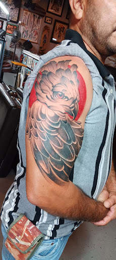 Explore penguin tattoo ideas, creative tattoo ideas in Dunn, available at Heart and Hammer Tattoo Co.